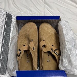 Birkenstock Men's Tan Suede Loafers